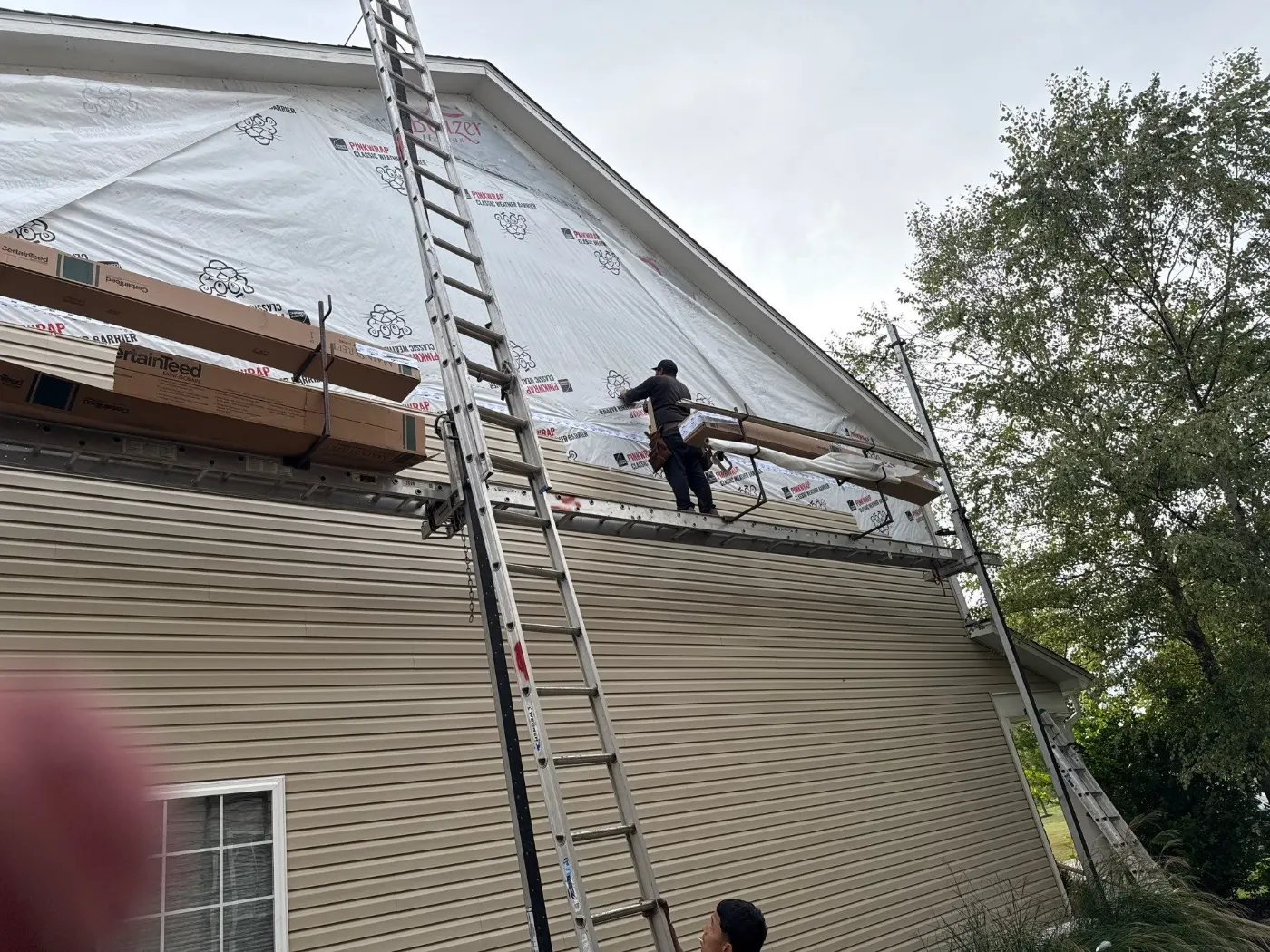 Commercial roof inspection documented in Rocky Ripple